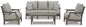 Visola Outdoor Sofa and 2 Chairs with Coffee Table
