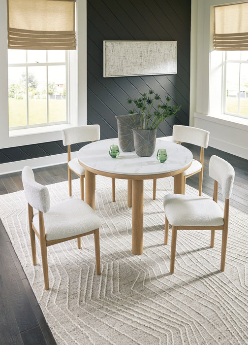 Sawdyn Dining Table and 4 Chairs