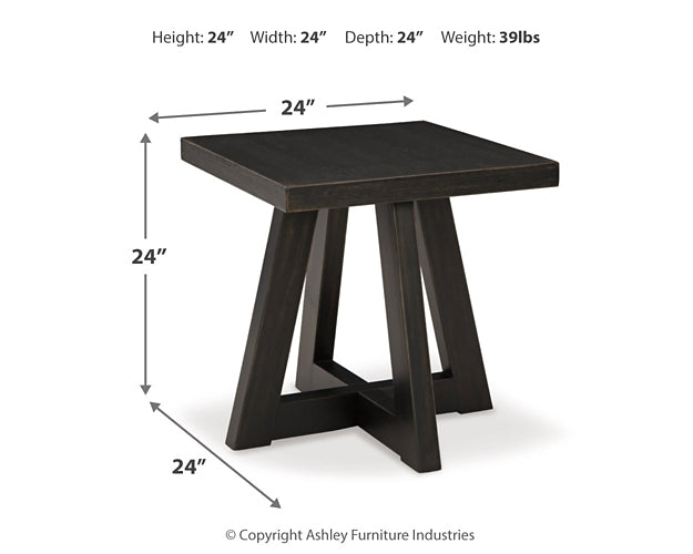 Galliden Coffee Table with 1 End Table