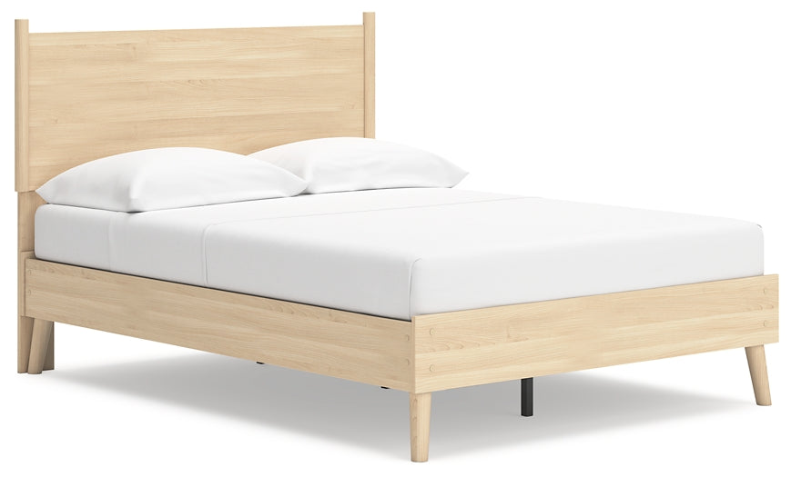 Cabinella Full Platform Panel Bed with Dresser and Nightstand