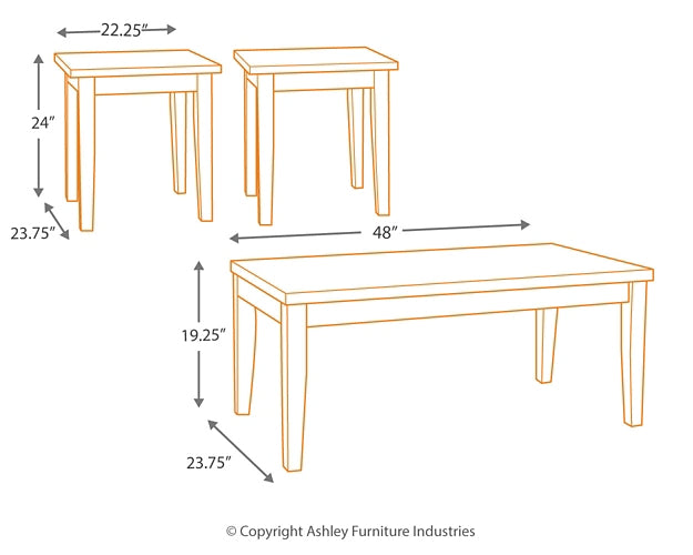 Maysville Occasional Table Set (3/CN)