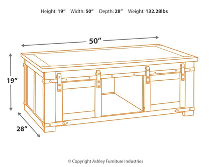 Budmore Rectangular Cocktail Table