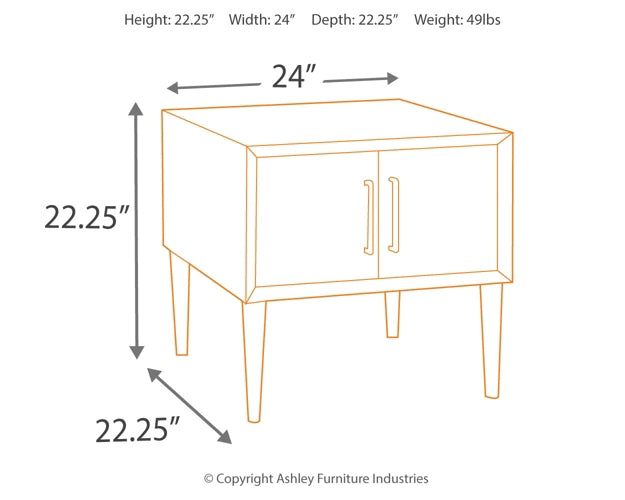 Kisper 2 End Tables