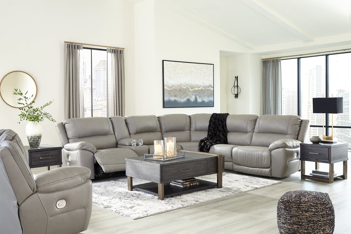 Dunleith 6-Piece Sectional with Recliner