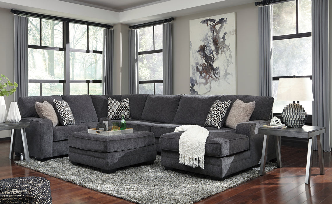 Tracling 3-Piece Sectional with Ottoman