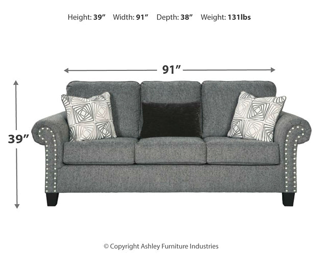 Agleno Sofa and Loveseat