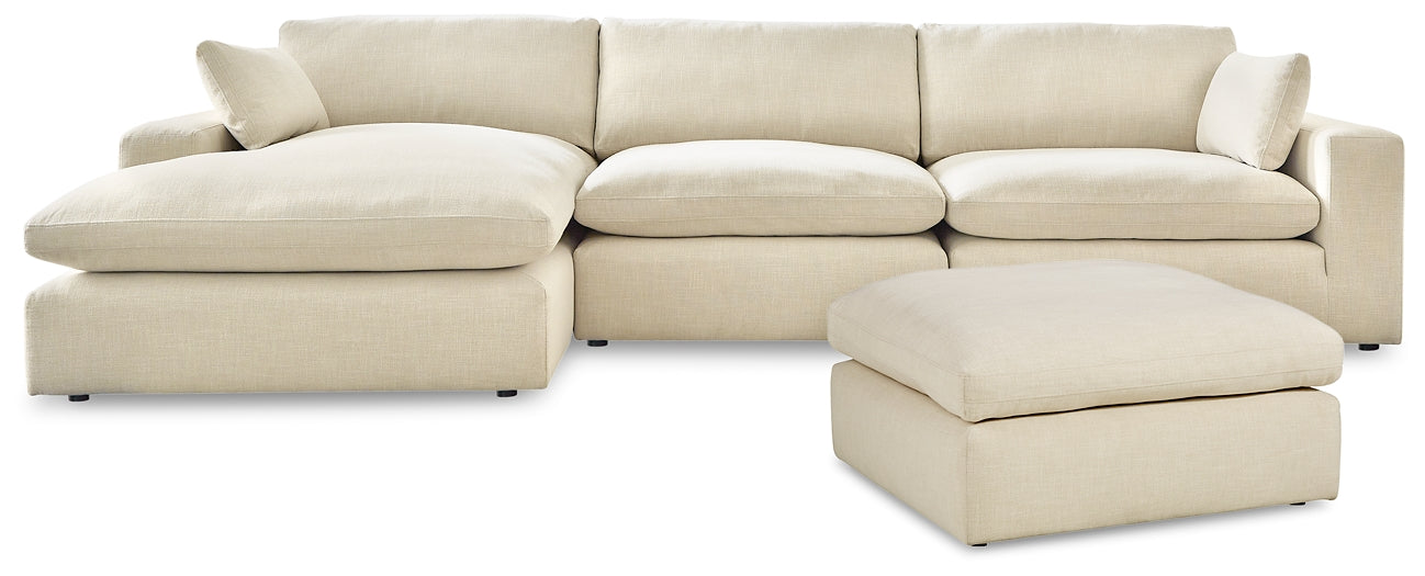 Elyza 3-Piece Sectional with Ottoman