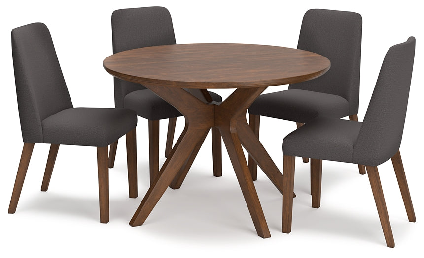 Lyncott Dining Table and 4 Chairs