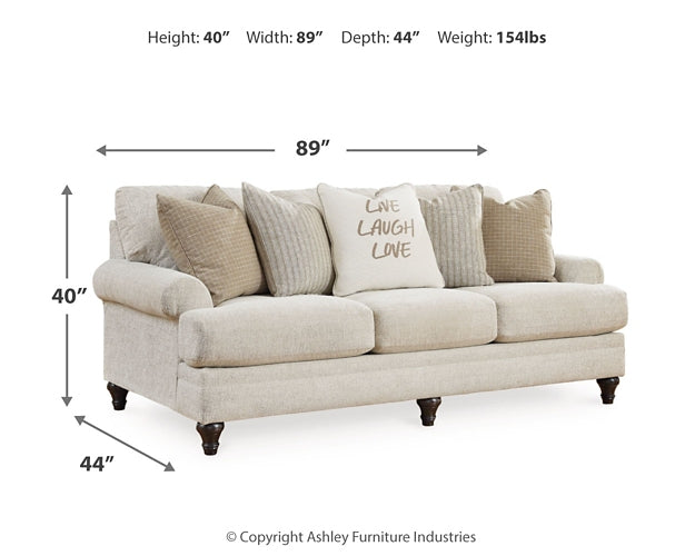 Valerani Sofa, Loveseat, Chair and Ottoman