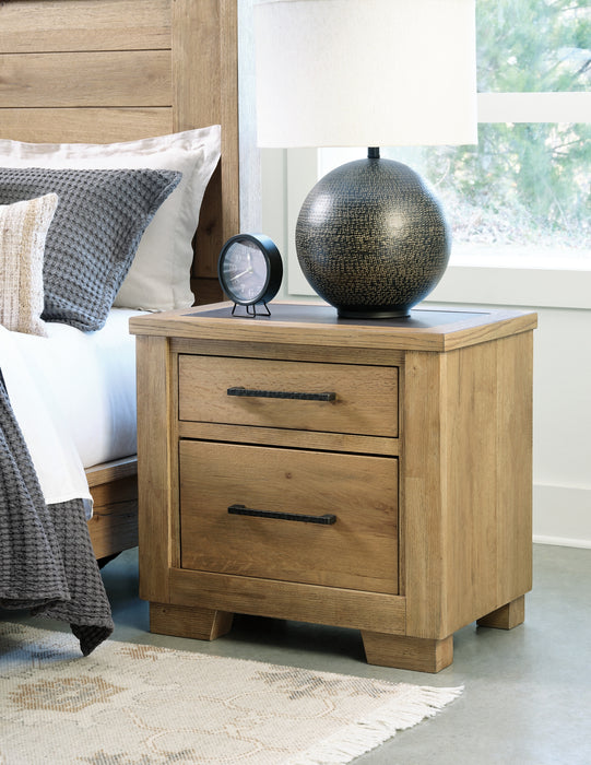 Galliden Two Drawer Night Stand